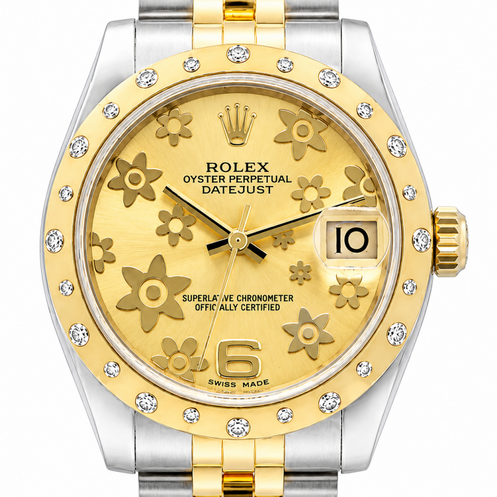 Rolex Datejust Floral Dial 31MM 178343 Two Tone Watch